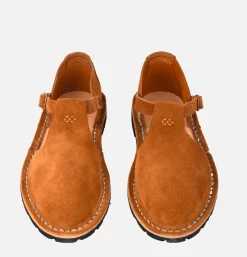 Artisanal Sandal Shoe 10/12 Cognac