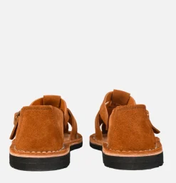 Artisanal Sandal Shoe 10/12 Cognac