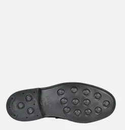 Black Leather Pull Up Penny