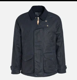 Blouson Caban Wax Navy