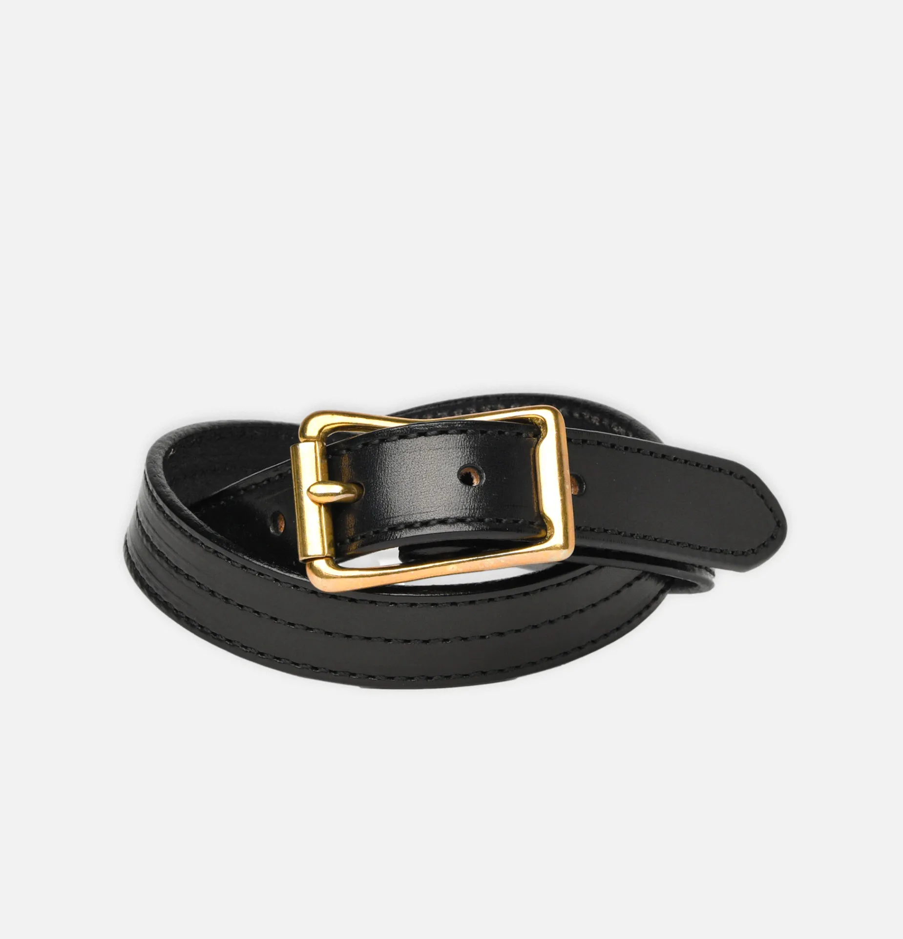 Ceinture Triple Stitched Black
