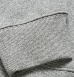 Chase Neck Zip Sweat Grey Heather