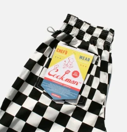 Chef Pant Checker Black
