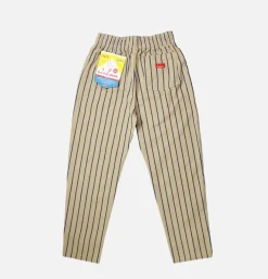 Chef Pant Stripe Beige Blue