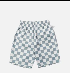 Chef Short Checker Gray