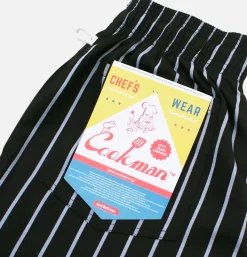 Chef Short Stripe Black