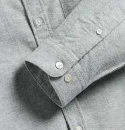 Chemise Brushed Oxford Green