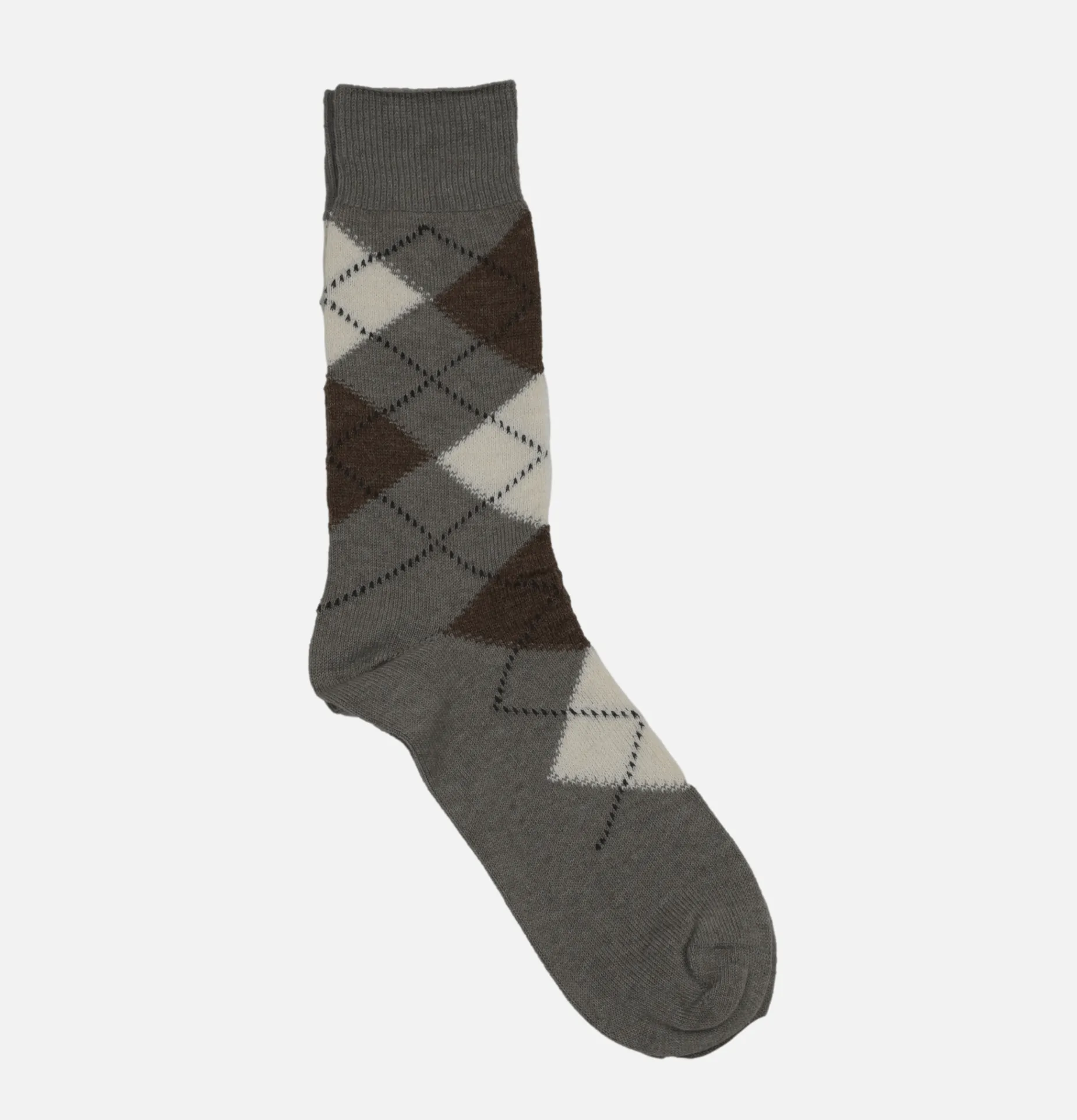 Cotton Alpaca Yak Socks Dark Grey