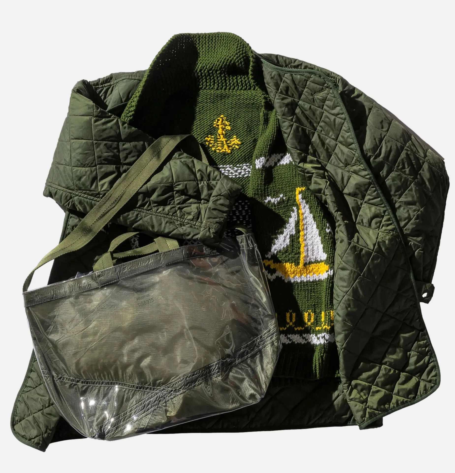 Covered Parachute Shoulder Olive