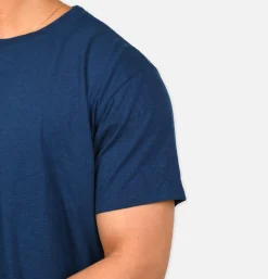 Crew Tee Non Pigmente Lagoon