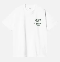 Cross Screw Tee White