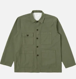 Dockside Jacket Slub Sateen Olive