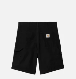 Double Knee Short Noir