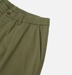 Double Pleat Pant Light Olive