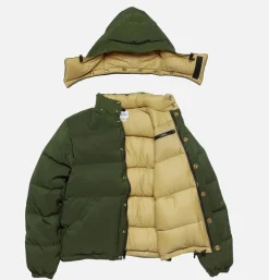 Down Sweater Jacket Olive