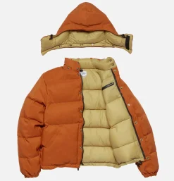 Down Sweater Jacket Rust