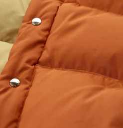 Down Sweater Jacket Rust