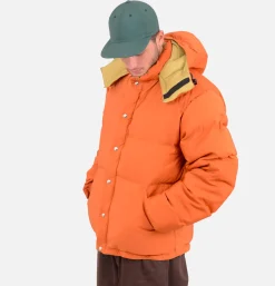 Down Sweater Jacket Rust