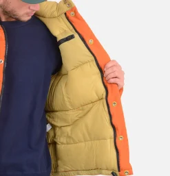 Down Sweater Jacket Rust