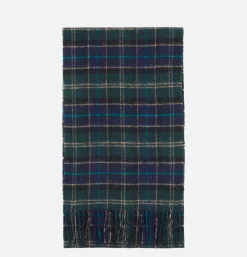 Echarpe Tartan Lambswool Scarf Green Loch