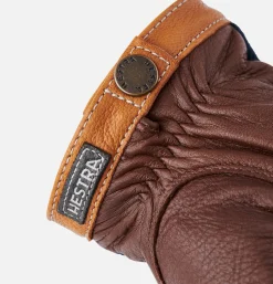 Gants Deerskin Wool Tricot Navy