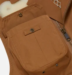 Gilet de pêche classique Beige