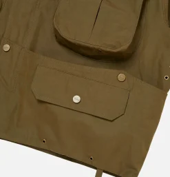 Gilet de pêche classique Olive