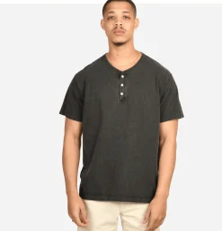 Henley Tee Black