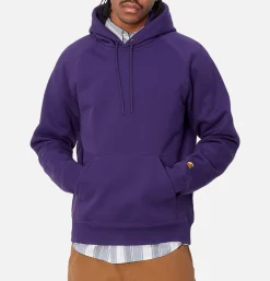 Hooded Chase Sweat Tyrian