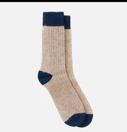 Houghton Socks Stone/navy