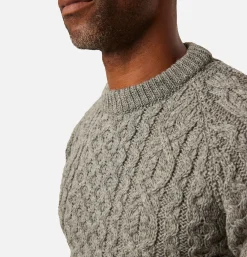 Hudson Aran Jumper Steel