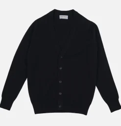 Lambswool Cardigan Navy
