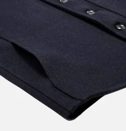 Mackinaw Wool Vest Navy