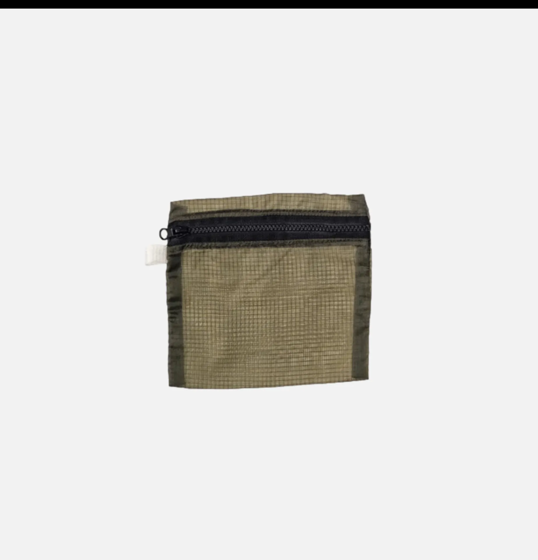 Nylon Fabric Pouch Medium Olive