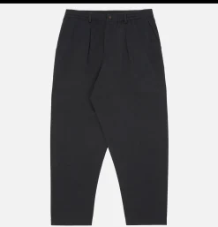 Pantalon Double Pleated Black