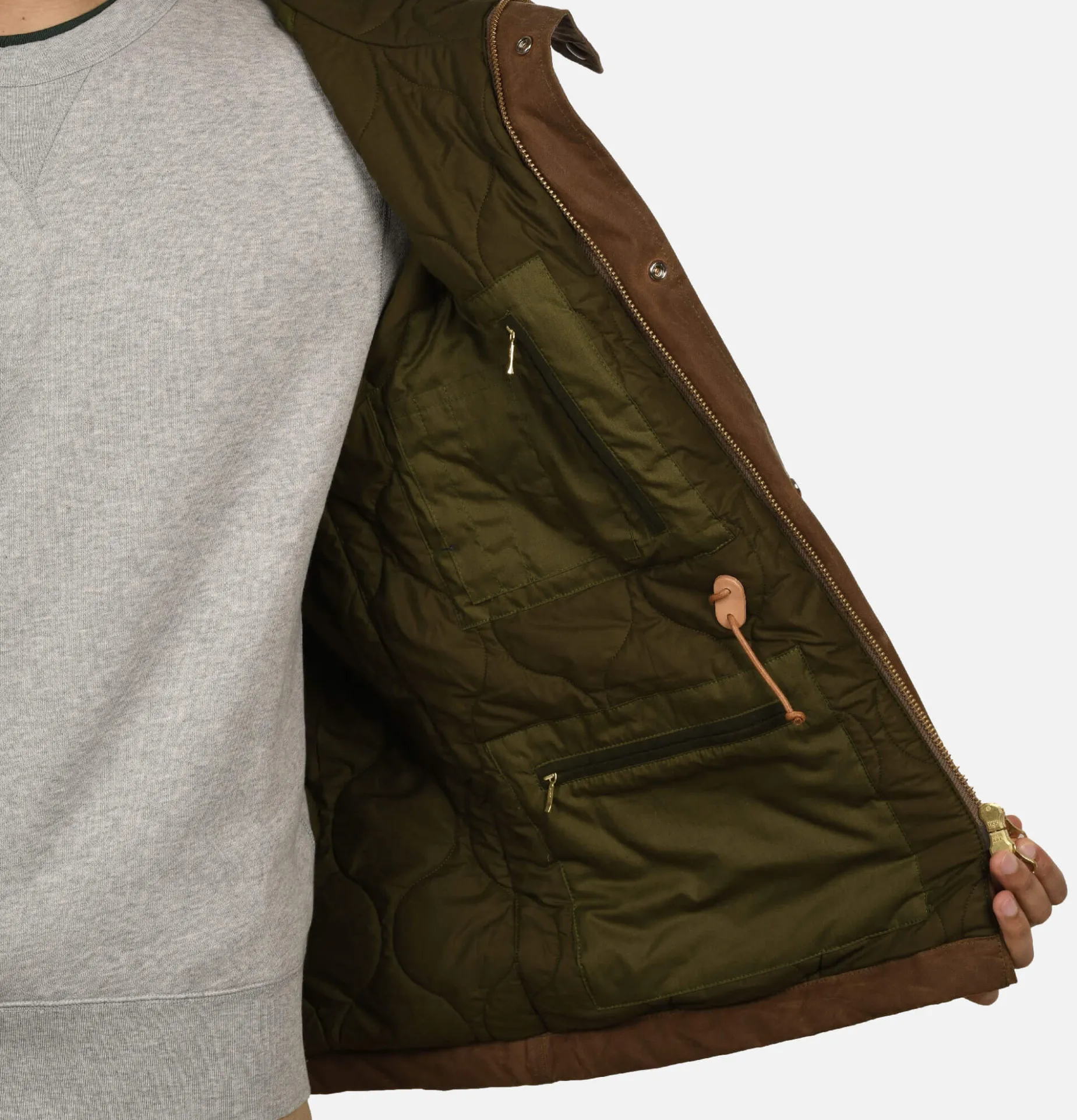 Parka Fisherman Dark Tan