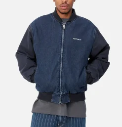 Paxon Bomber Navy Stone Washed