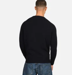 Pull Col Rond Navy