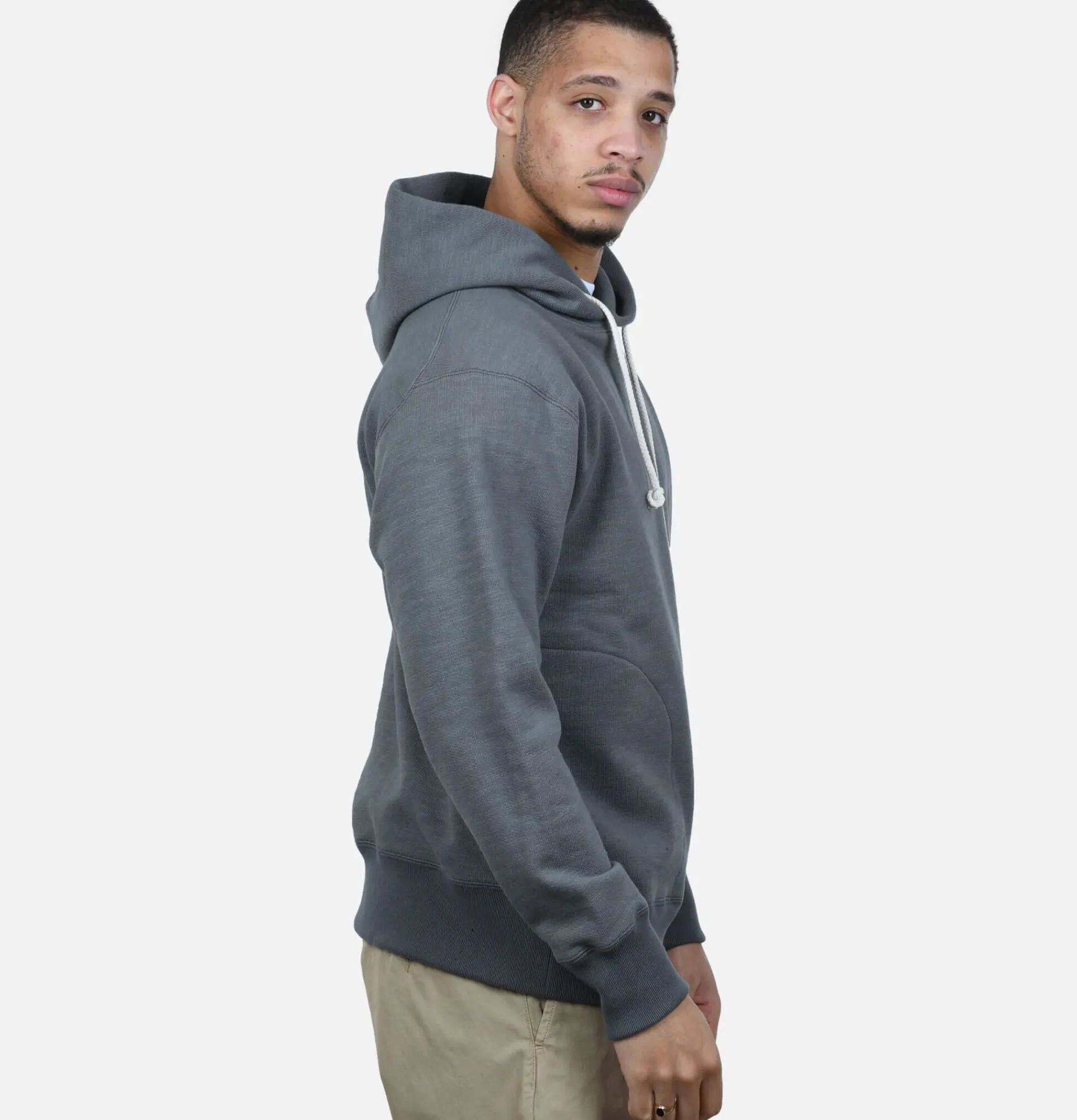 Pullover Hooded Sweatshirt Stone Grey