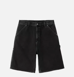Rivet Short Black Stone Washed