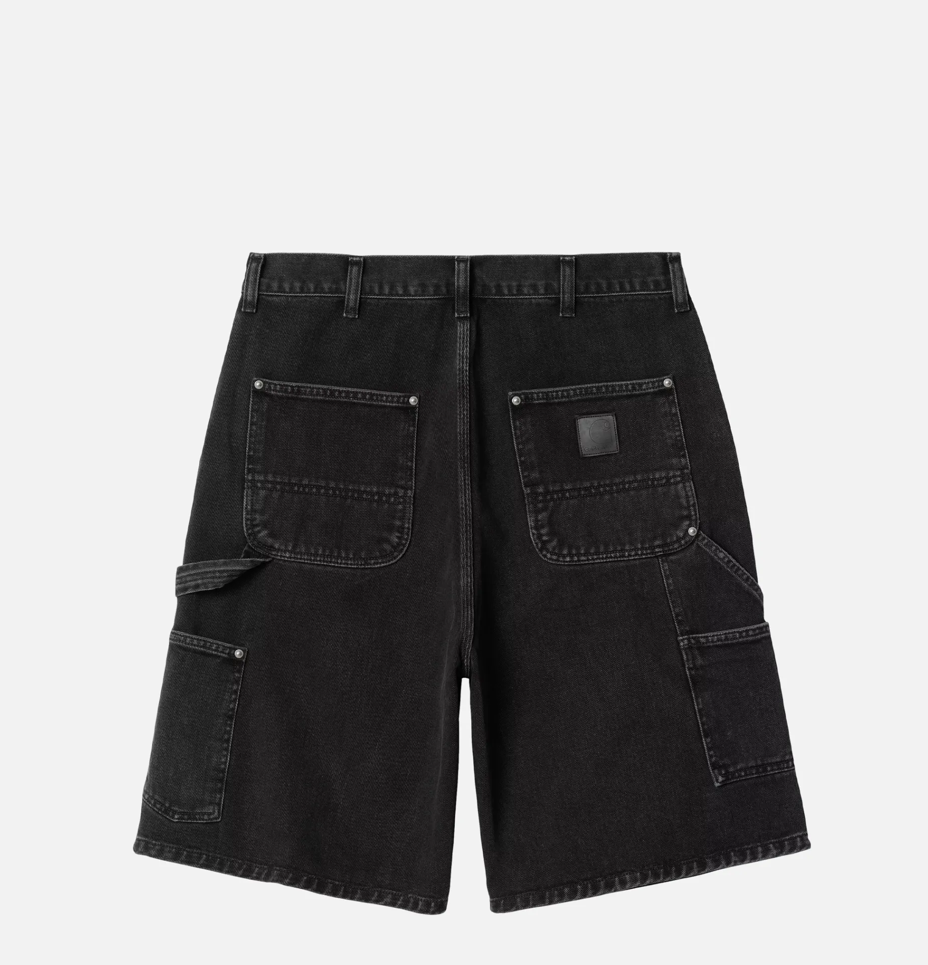 Rivet Short Black Stone Washed