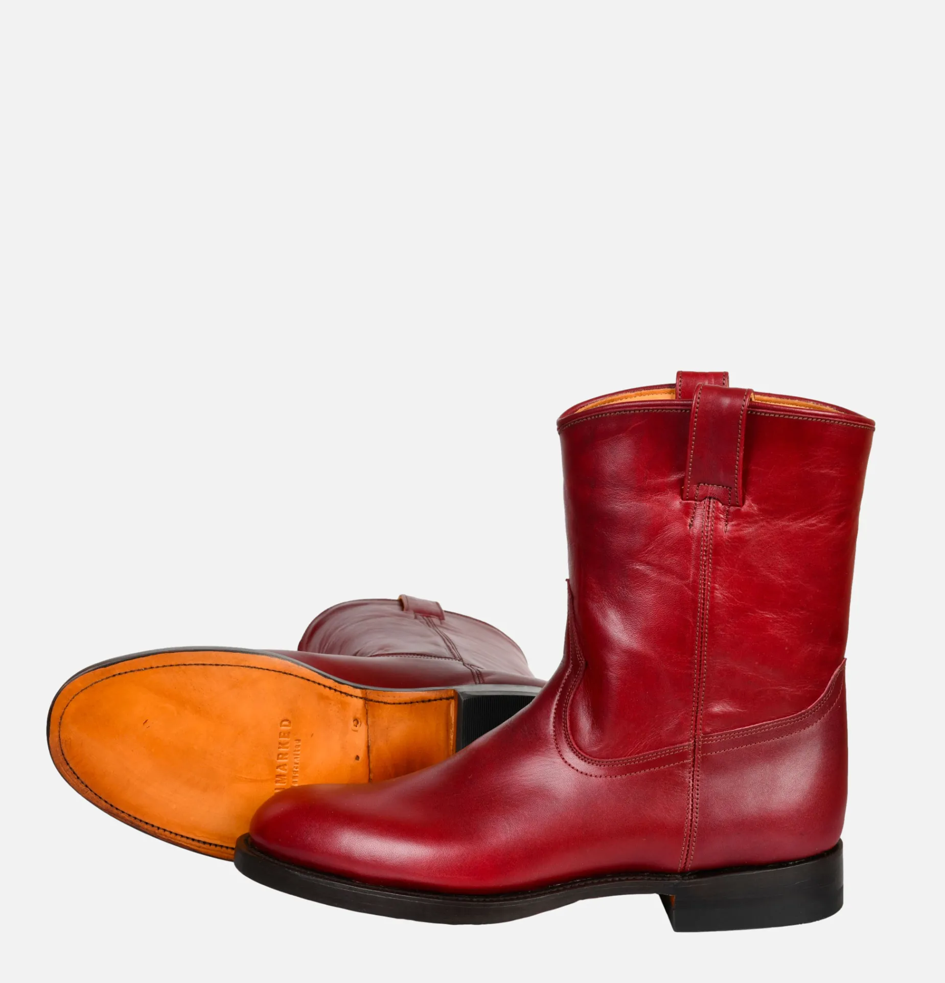 Roper Boots Pull Up Cherry