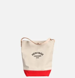 Sac Bandoulière Canvas Bucket Rouge