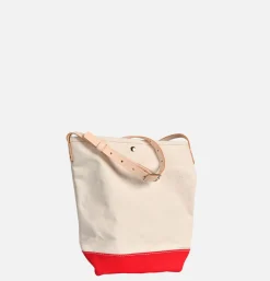 Sac Bandoulière Canvas Bucket Rouge