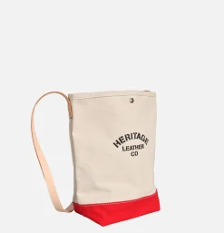 Sac Bandoulière Canvas Bucket Rouge