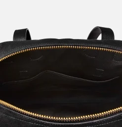 Small Zipper Tote Black