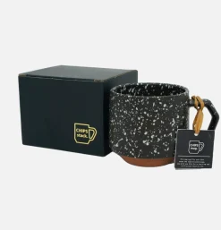 Stack Mug Splash Black White