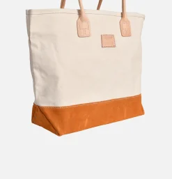 Suede Day Tote Bag Marron