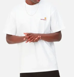 T-shirt American Script White