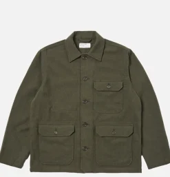 Utility Jacket Wool Olive
